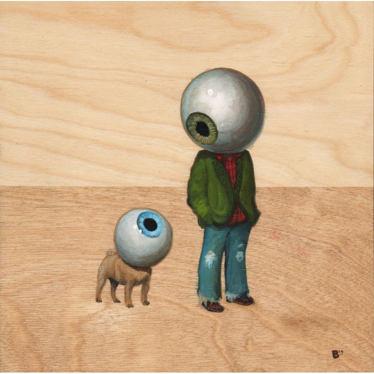 Watching The Dog by Mark Brown