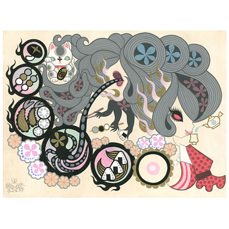 FUTAKUCHI ONNA (TWO-MOUTHED WOMAN) 3 by Junko Mizuno