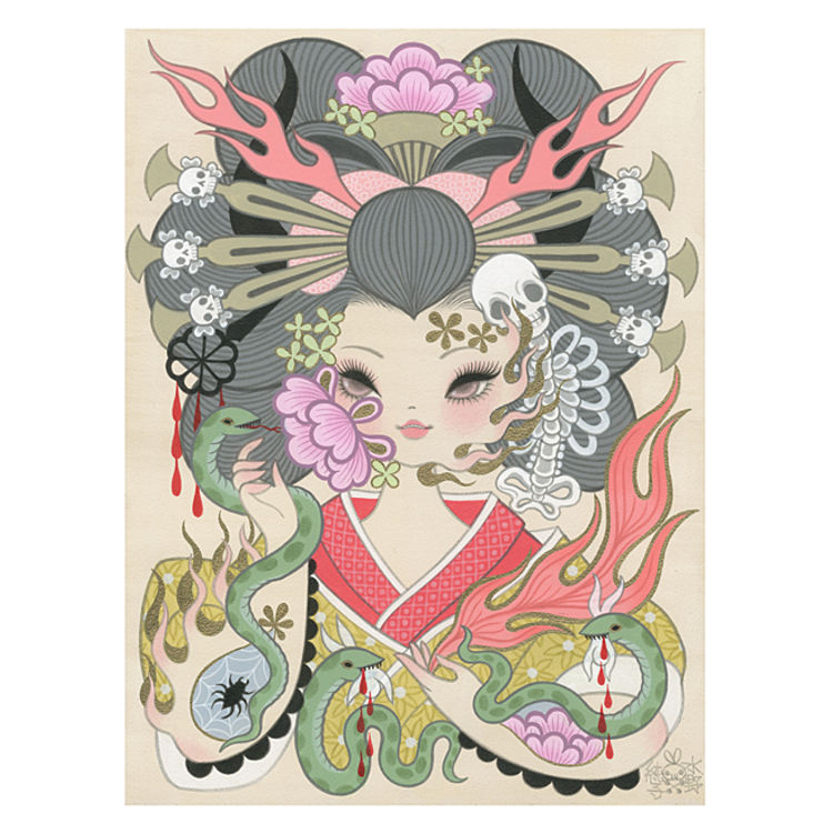 JIGOKU DAYU (HELL COURTESAN) 2 by Junko Mizuno
