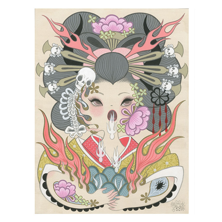 JIGOKU DAYU (HELL COURTESAN) 3 by Junko Mizuno