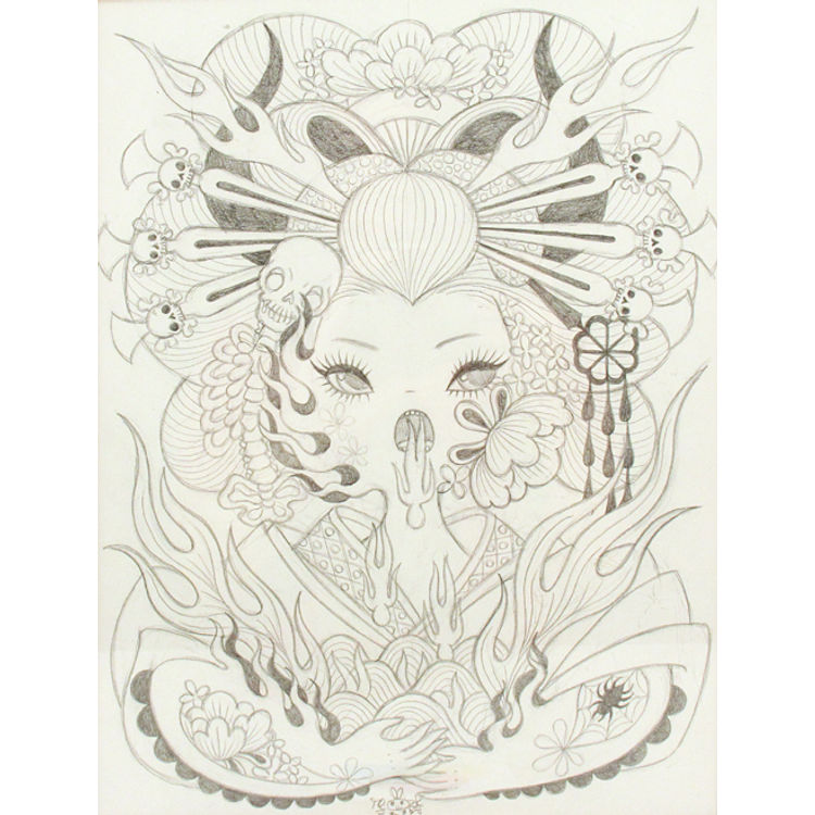 JIGOKU DAYU (HELL COURTESAN) 3: DRAWING by Junko Mizuno