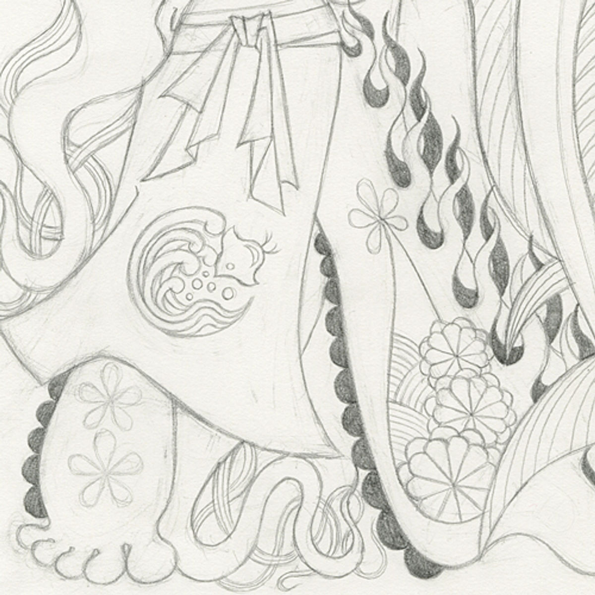 ONNA BUNE (WOMEN'S FISHING BOAT) 3: DRAWING