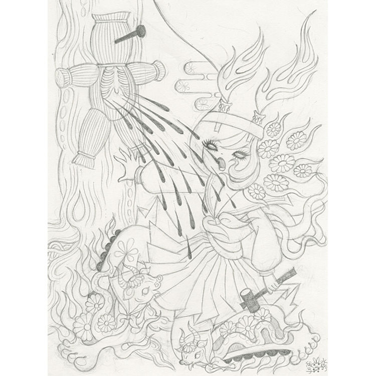USHI NO KOKU MAIRI 2 : DRAWING by Junko Mizuno