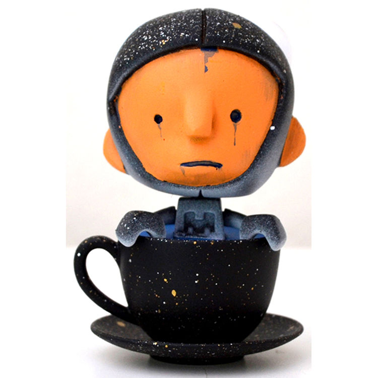 Blue-Frog Resin Head Lunartik Midnight Black by Blue-Frog World