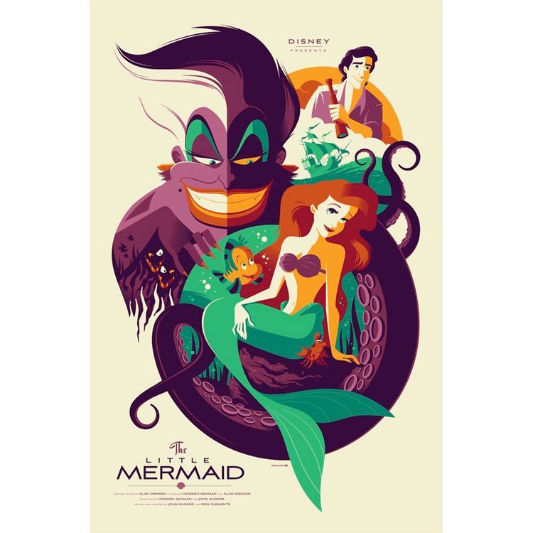 The Little Mermaid by Tom Whalen