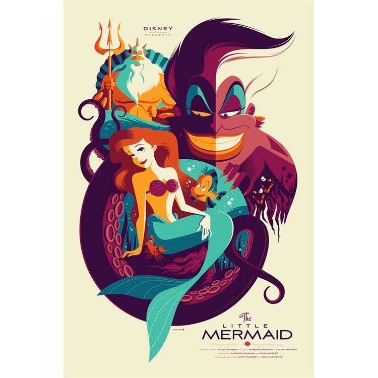 The Little Mermaid - Variant by Tom Whalen