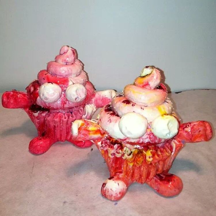 zombie cakes by vinylcupcake