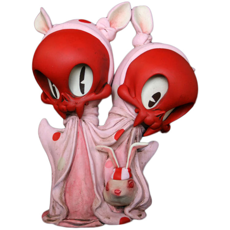 Conjoined Pink Boos by Brandt Peters