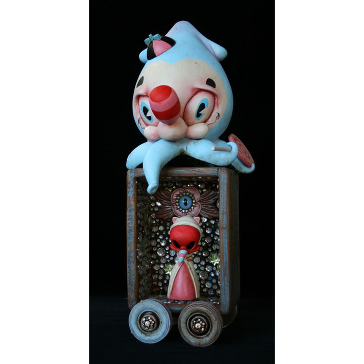 Blue Squid Clown by Brandt Peters