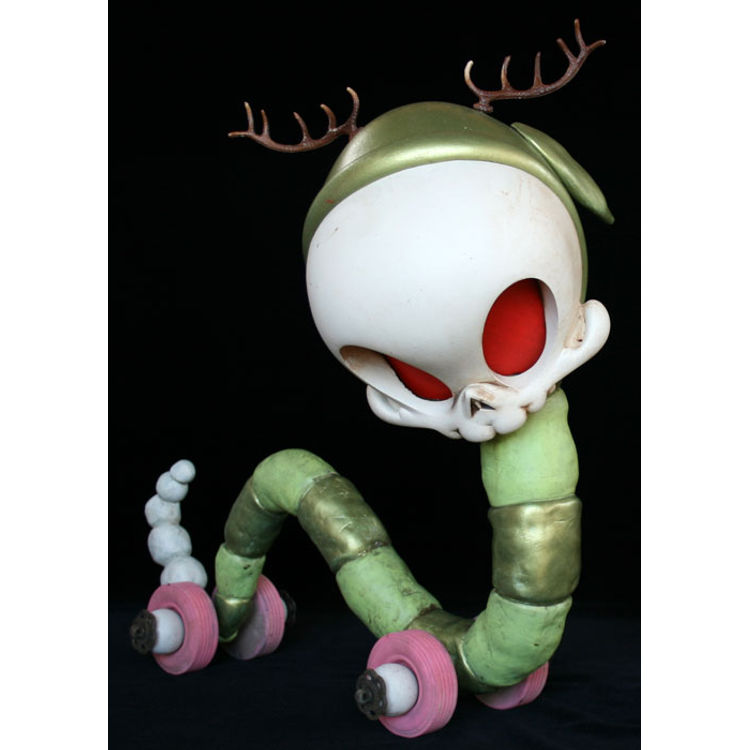 Heathen Jackelope Rattler Pulltoy by Brandt Peters