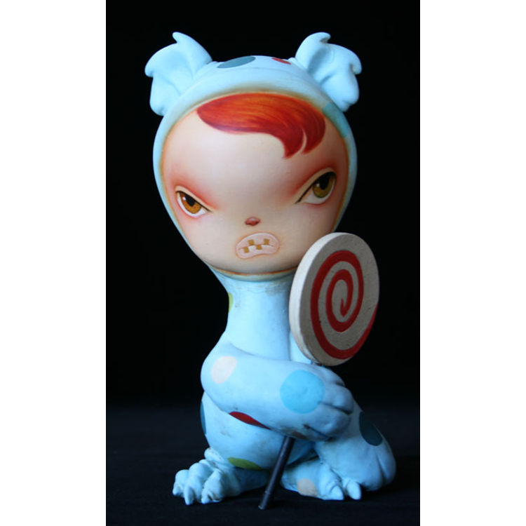 Charity Kuma with Lollipop by Kathie Olivas