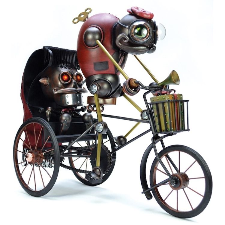 Mr. Rik Shaw and his tricycle by Doktor A