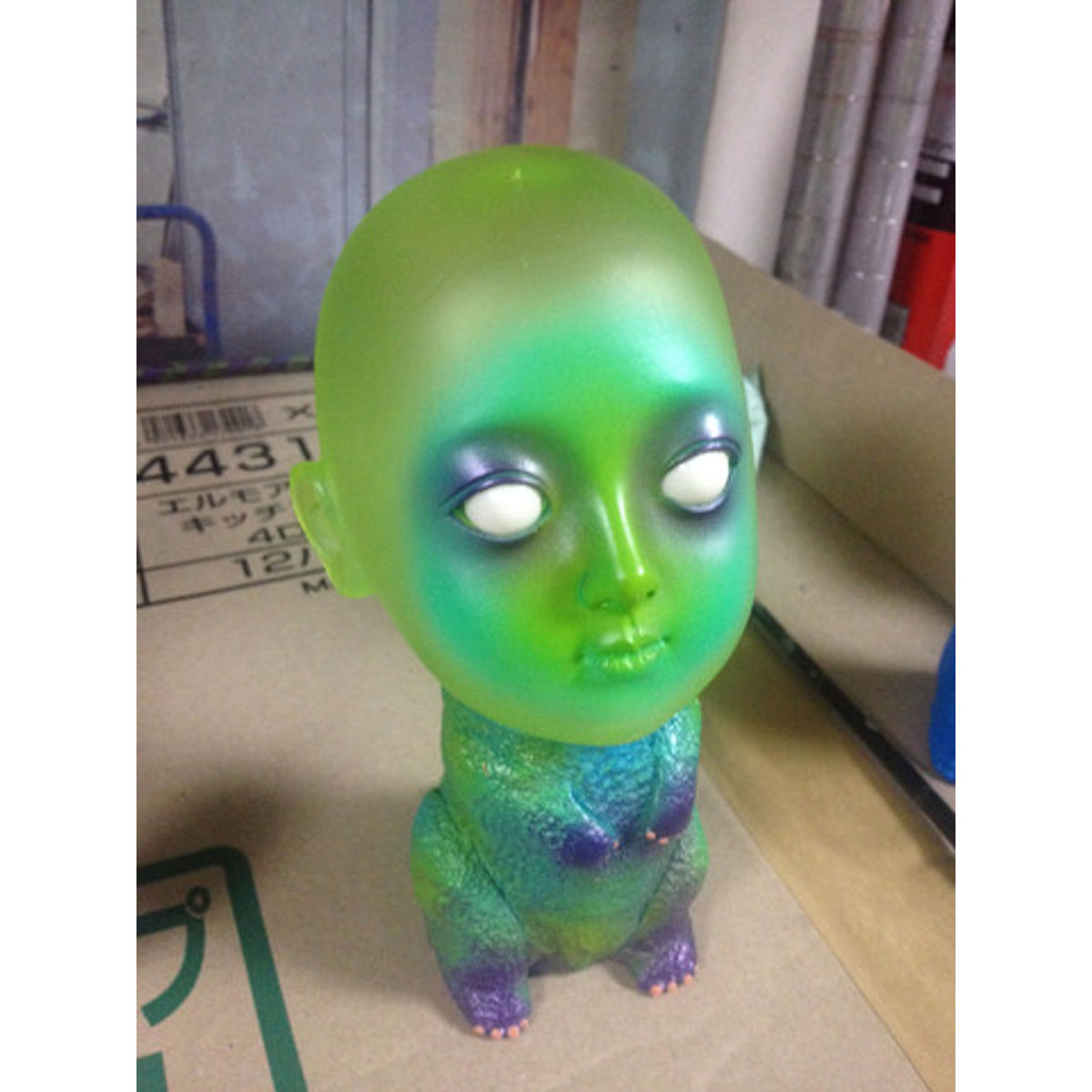 Chiba Bahnee - clear lime/blue