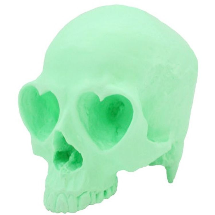 Heart Skull - Mint by Ron English