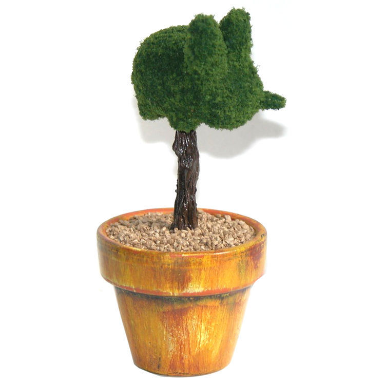 Topiary Labbit - Green by TIBONG