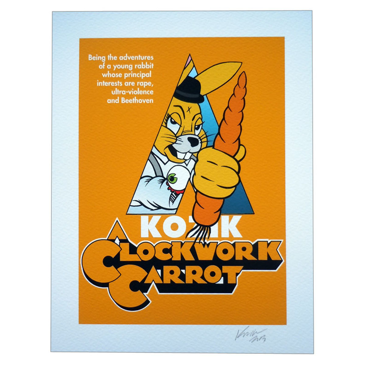 A Clockwork Carrot Redrum Print