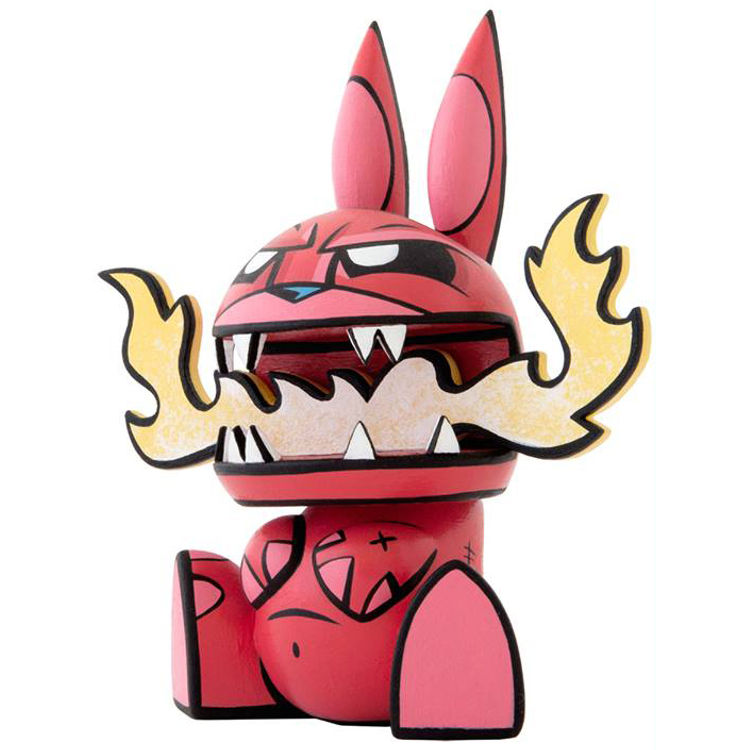 Chaos Minis - Fire-Cat Bunny by Joe Ledbetter