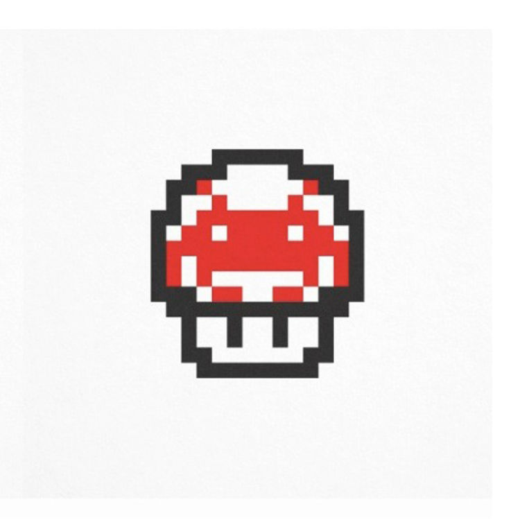 Super Spacemushroom - Red GID by Bruce Yan