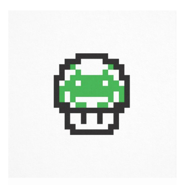 Super Spacemushroom - Green GID by Bruce Yan