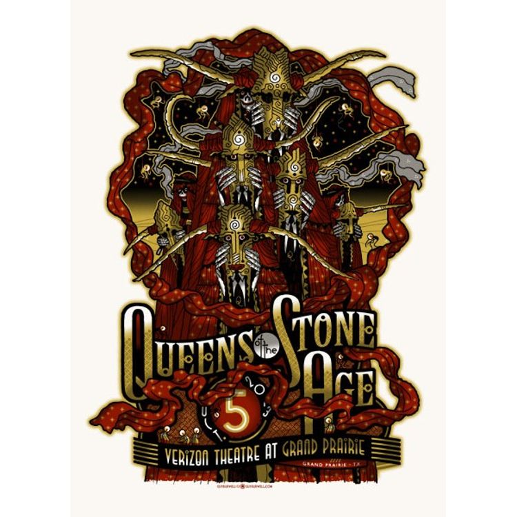 Queens of the Stone Age – Grand Prairie, TX 2013 by Guy Burwell