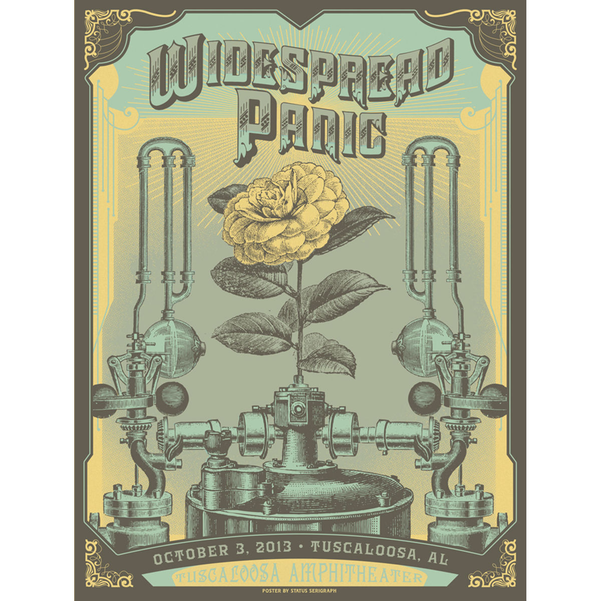 Widespread Panic – Tuscaloosa, AL 2013 (Gold Variant)