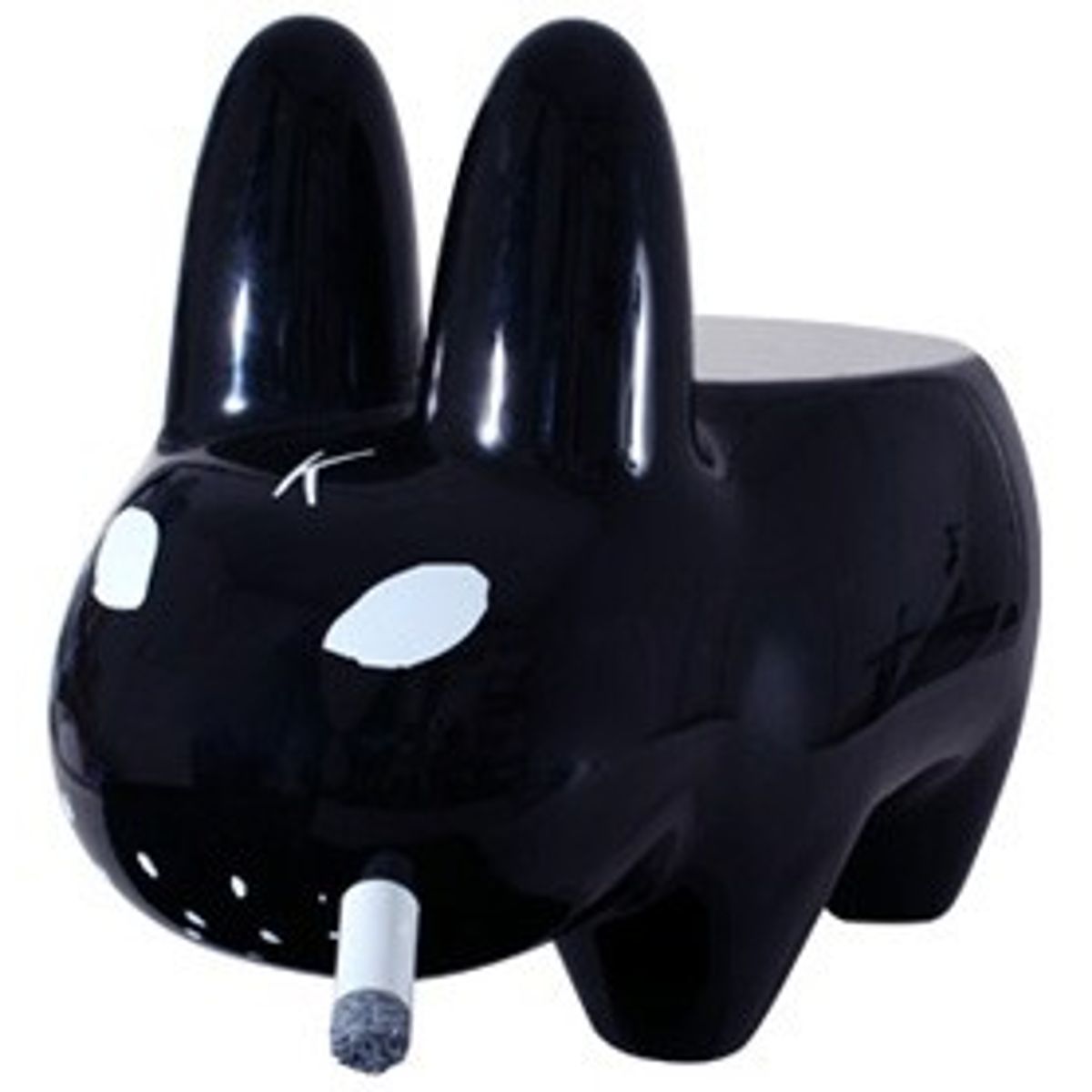 Art Giant Black Smorkin' Labbit Stool