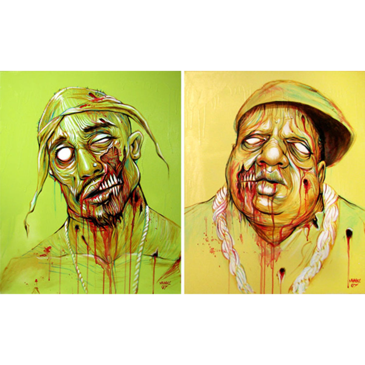 Zombie Tupac and Notorious BIG