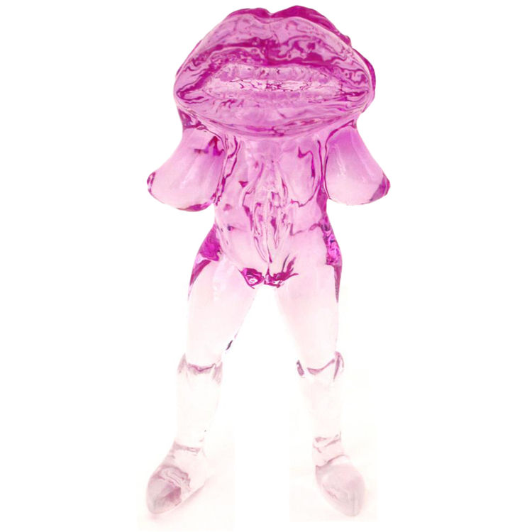 Lips Vagina Monster - Purple Fade by Carlos Enriquez Gonzalez