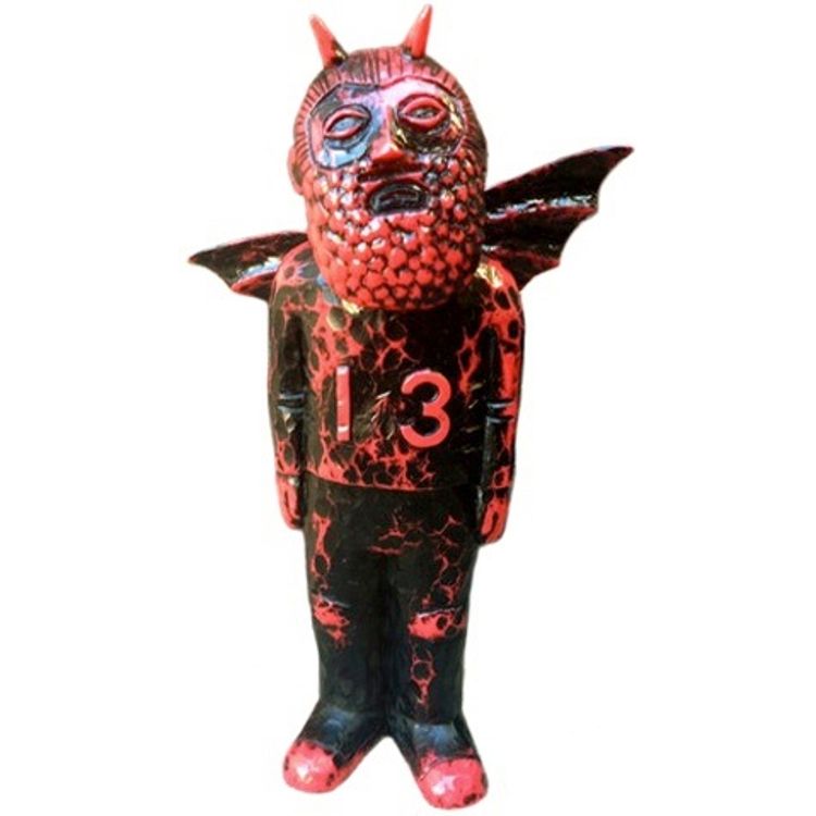 Cherry Red Rubbed Lucky by Mike Egan