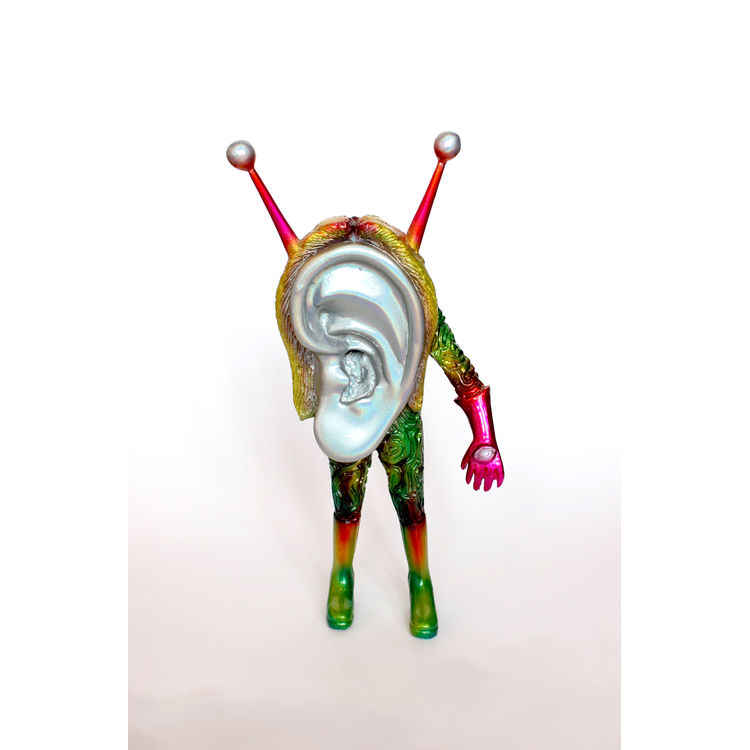 Ear Monster (Iridescent Silver) by Carlos Enriquez Gonzalez