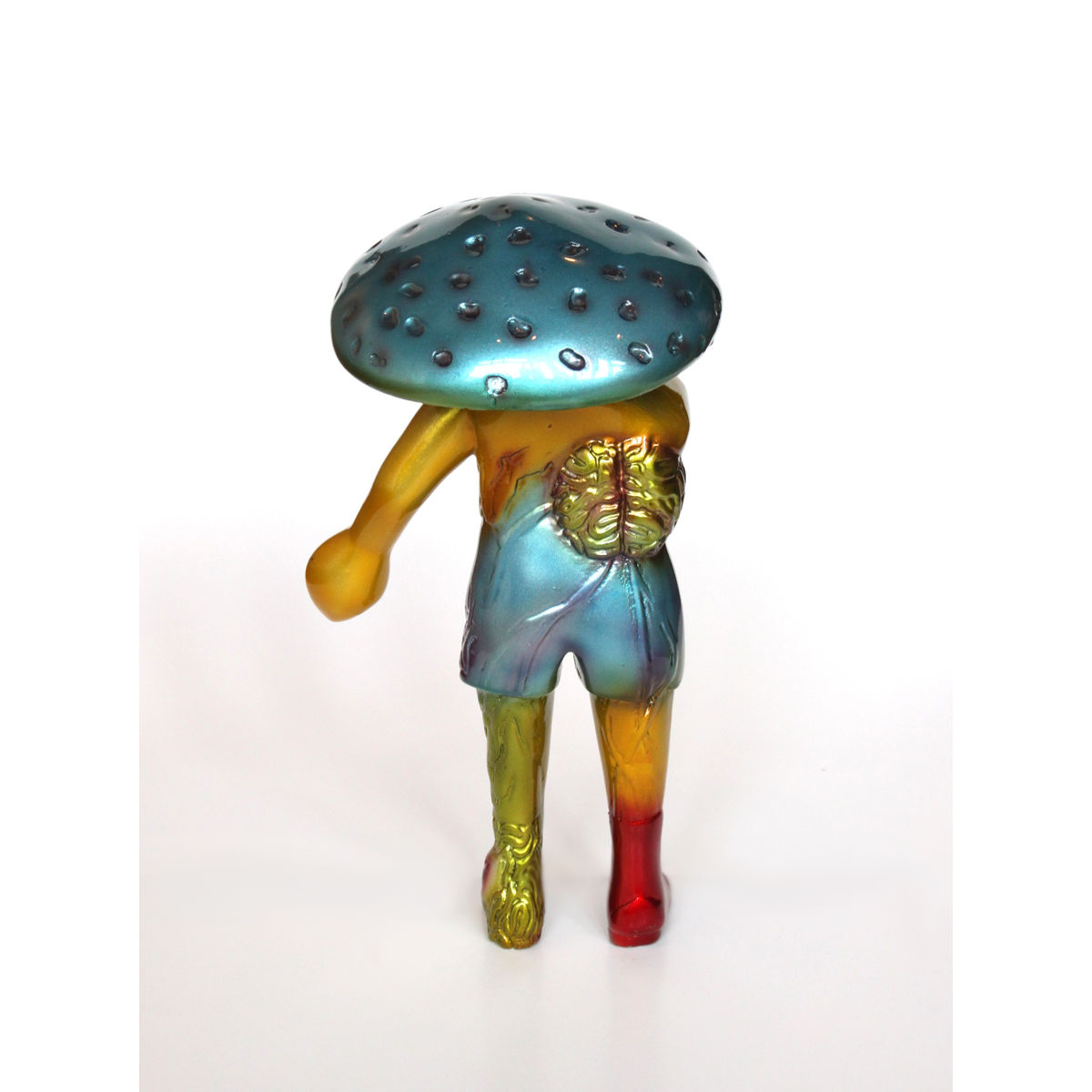 Brain Mushroom with Eye Hand (Blue)