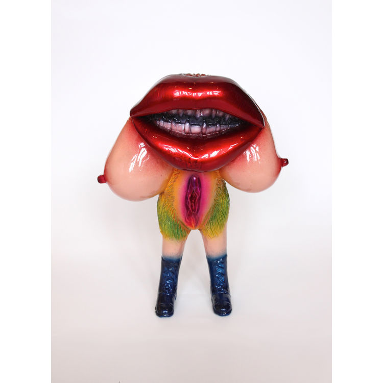 Brain Lips Monster by Carlos Enriquez Gonzalez