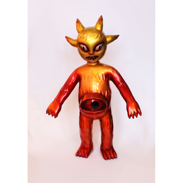 Goatboy (Gold & Orange) by Carlos Enriquez Gonzalez