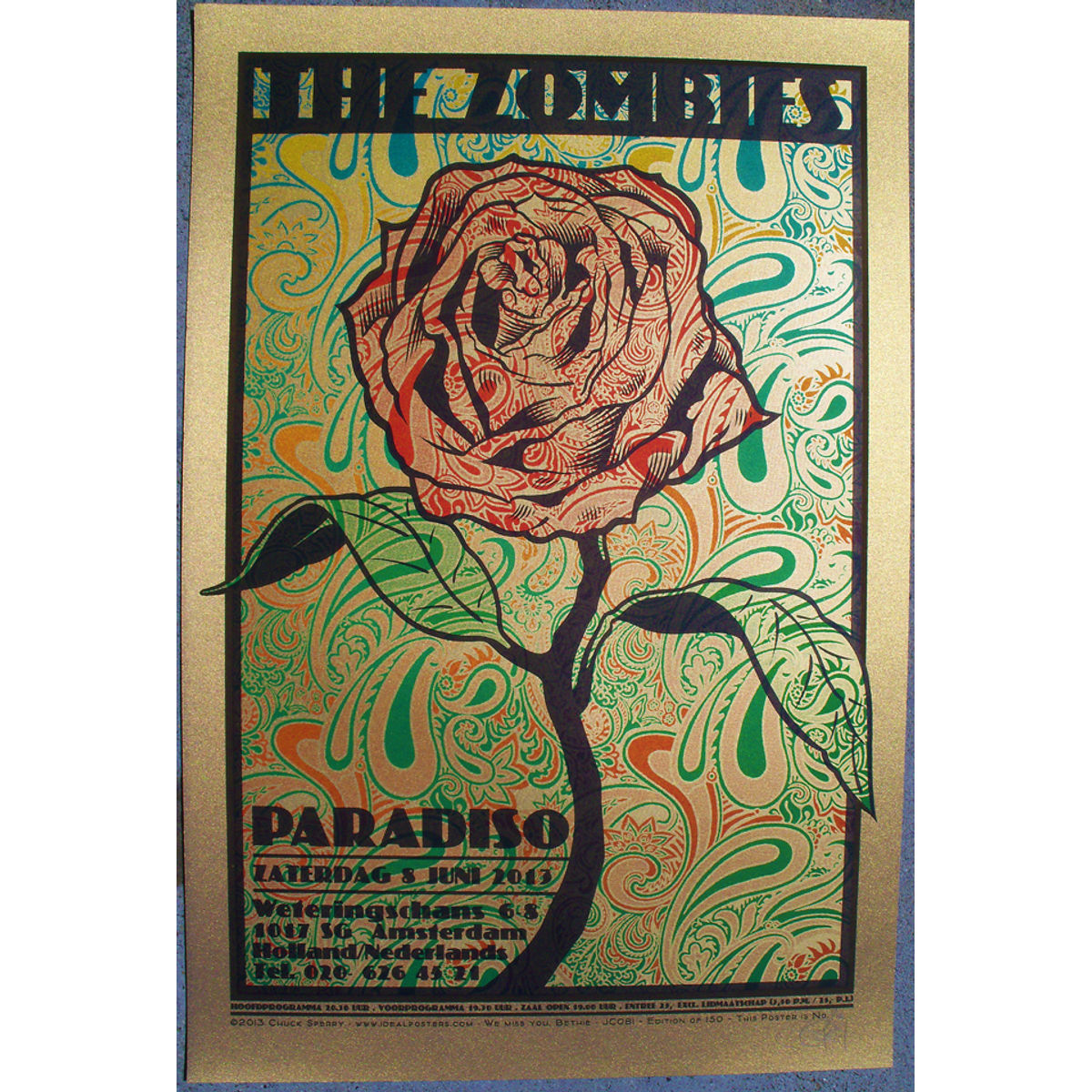 The Zombies “Golden Rose” Bronze Edition