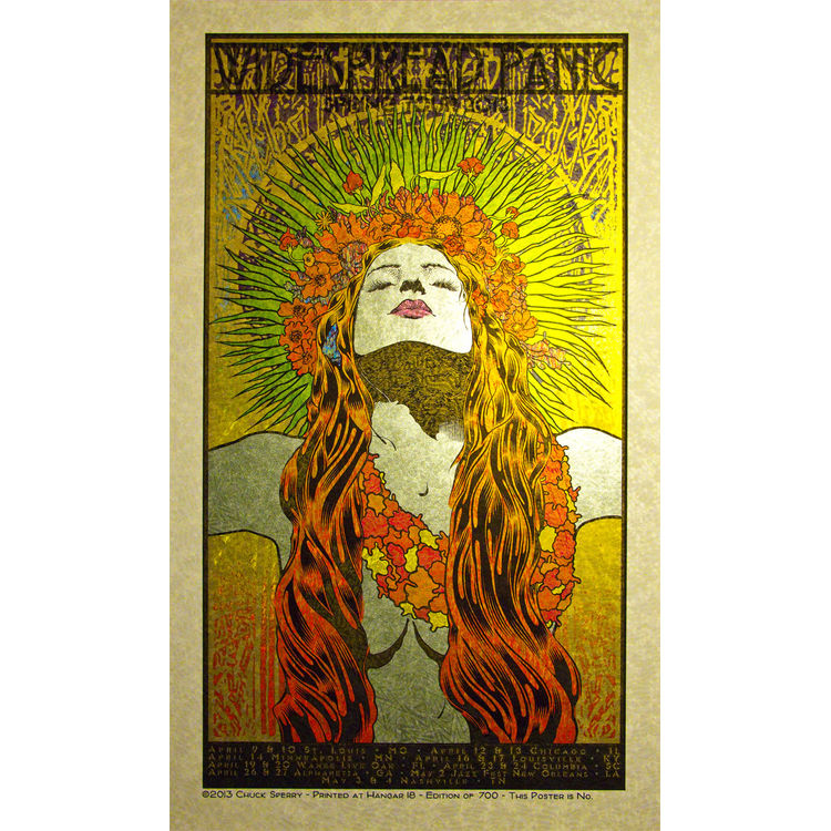 Widespread Panic • Spring Tour 2013 Brushed Maze Edition by Chuck Sperry