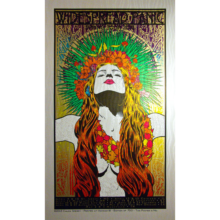 Widespread Panic • Spring Tour 2013 Alabaster Lady Edition by Chuck Sperry