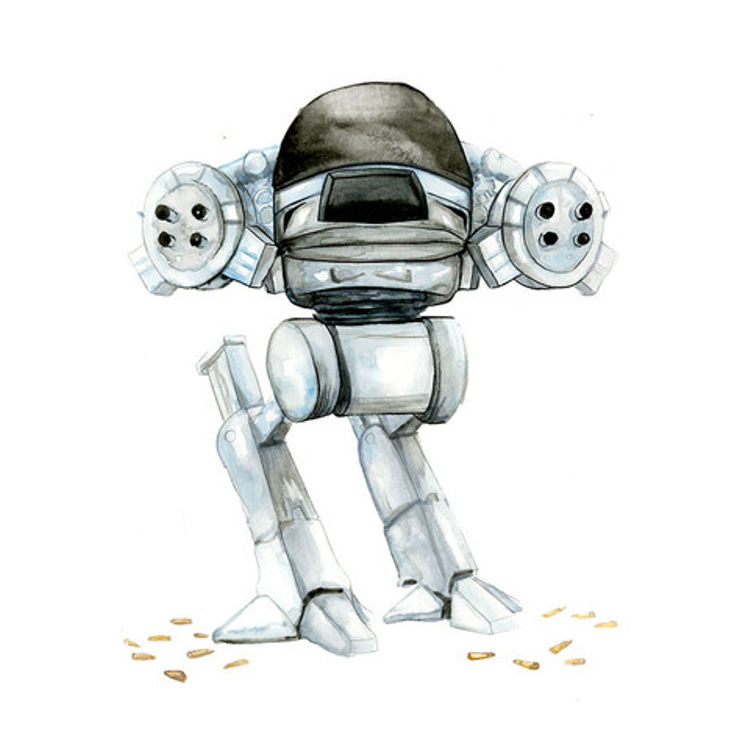 ED-209 by Alex Pardee