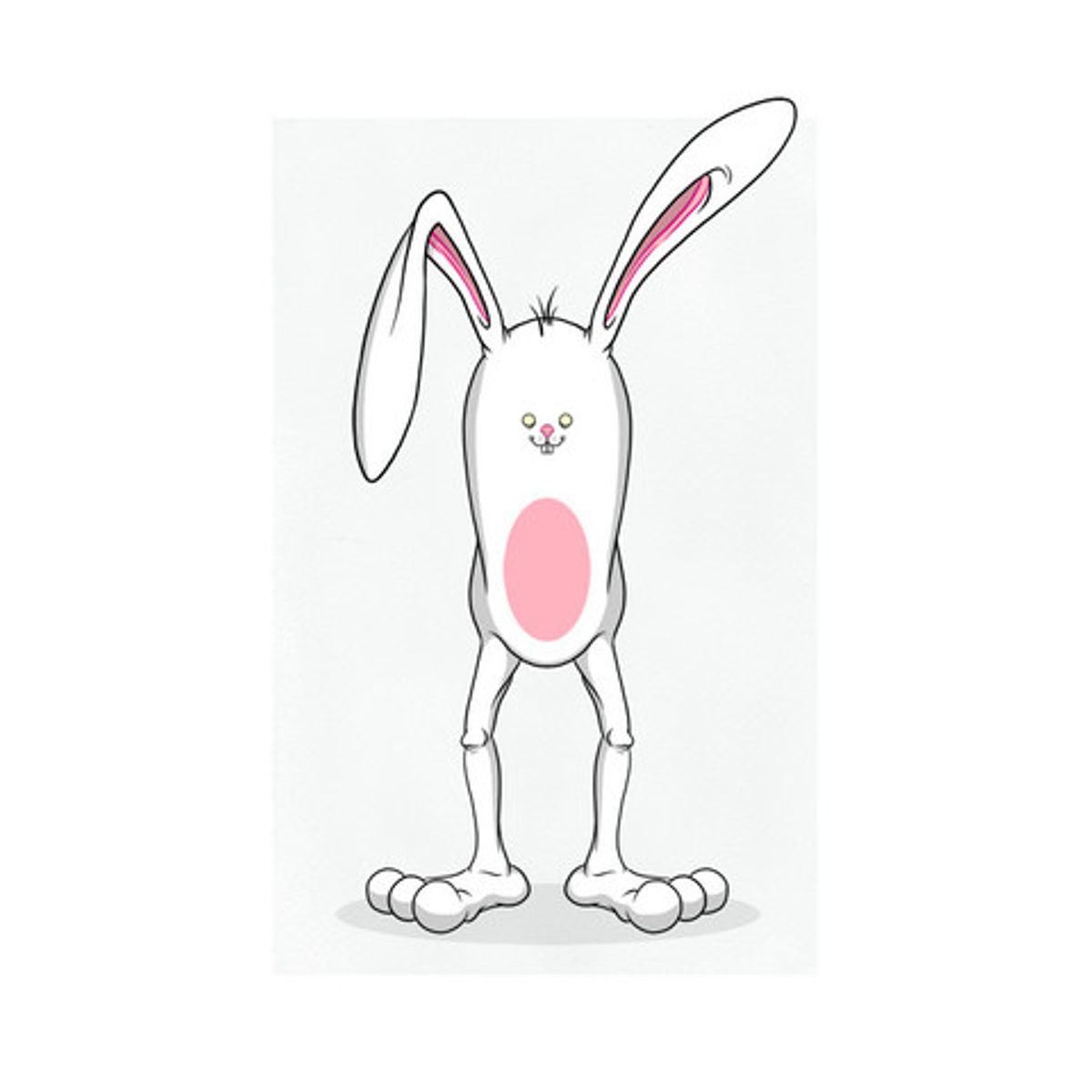 Bunnywith A Shrunken Face