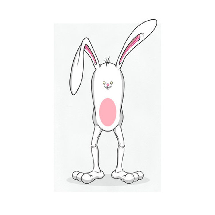 Bunnywith A Shrunken Face by Alex Pardee