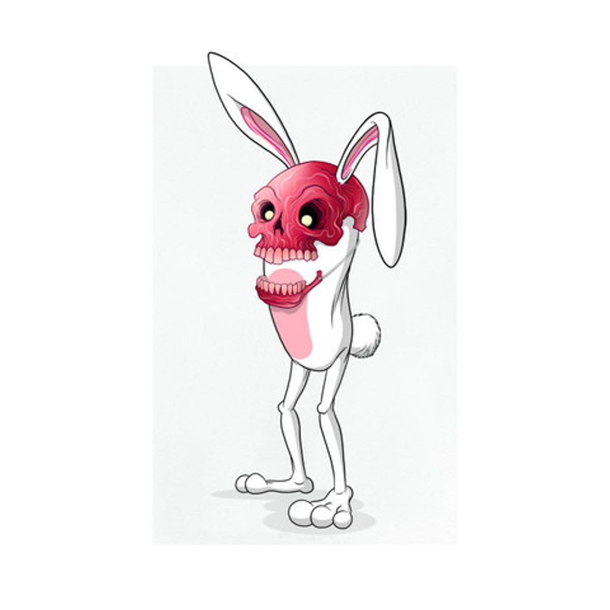 Bunnywith Ancient Cursed Ruby Skull