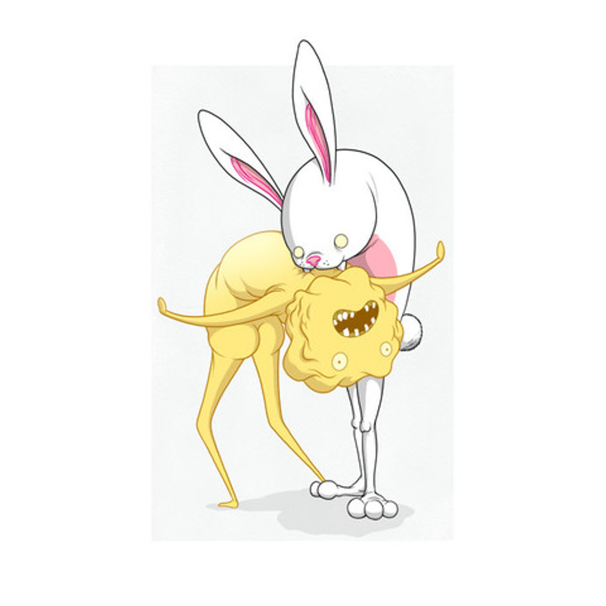 Bunnywith Blood-sucking Fangs