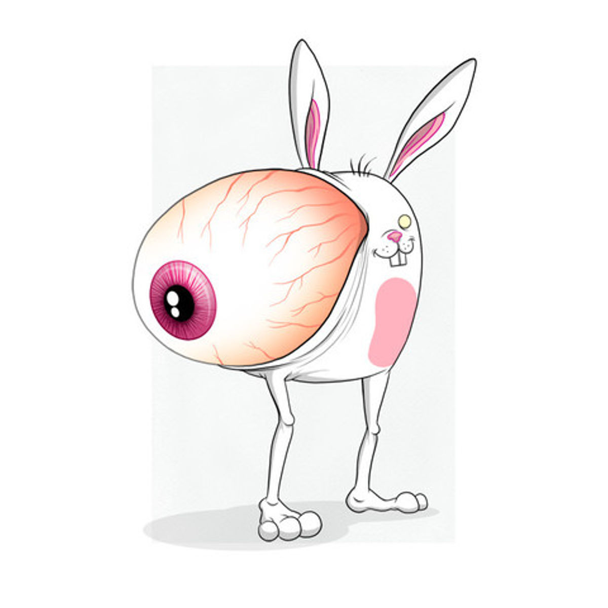 Bunnywith Elephantiasis Eye