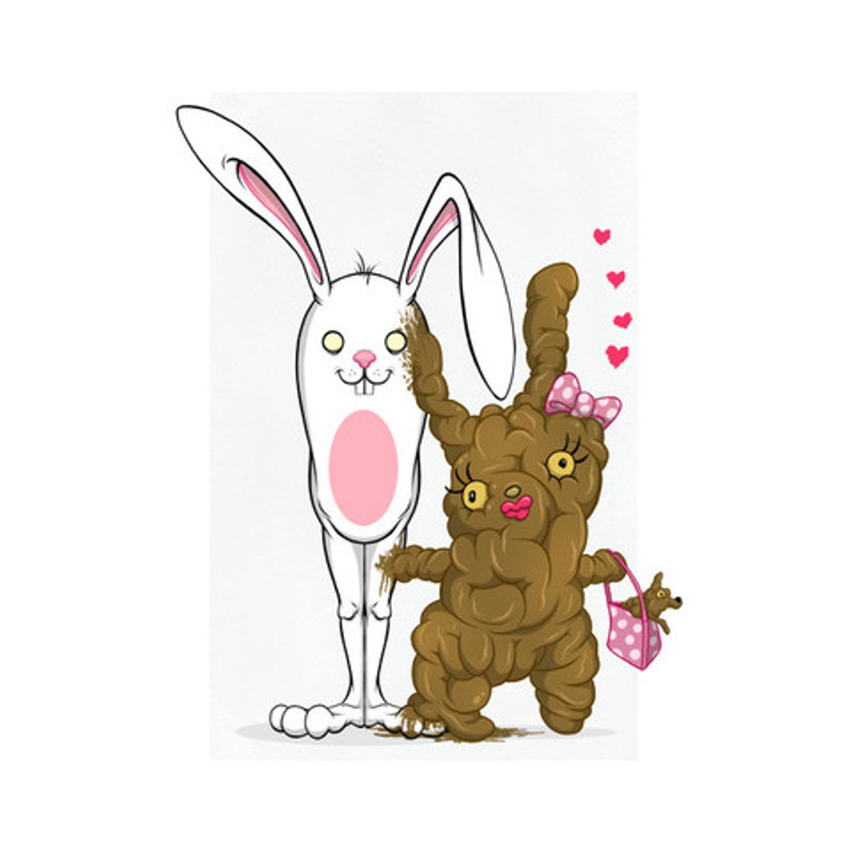 Bunnywith Girlfriend Made of Shit (And Her Shit'Zu)