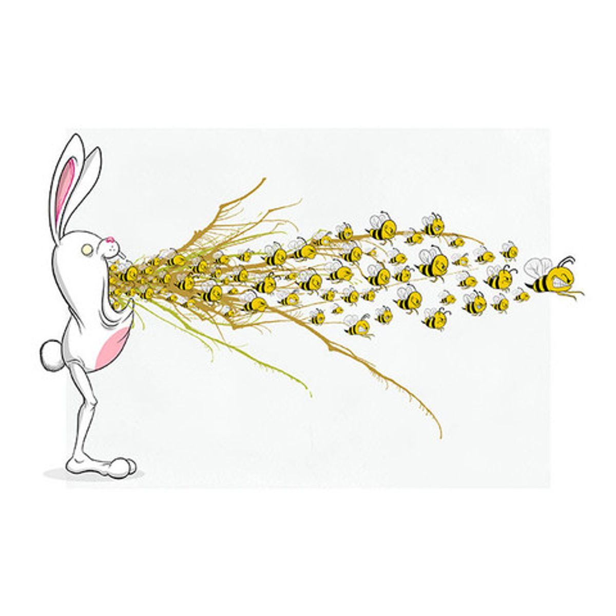 Bunnywith Magical Ability to Vomit Bees