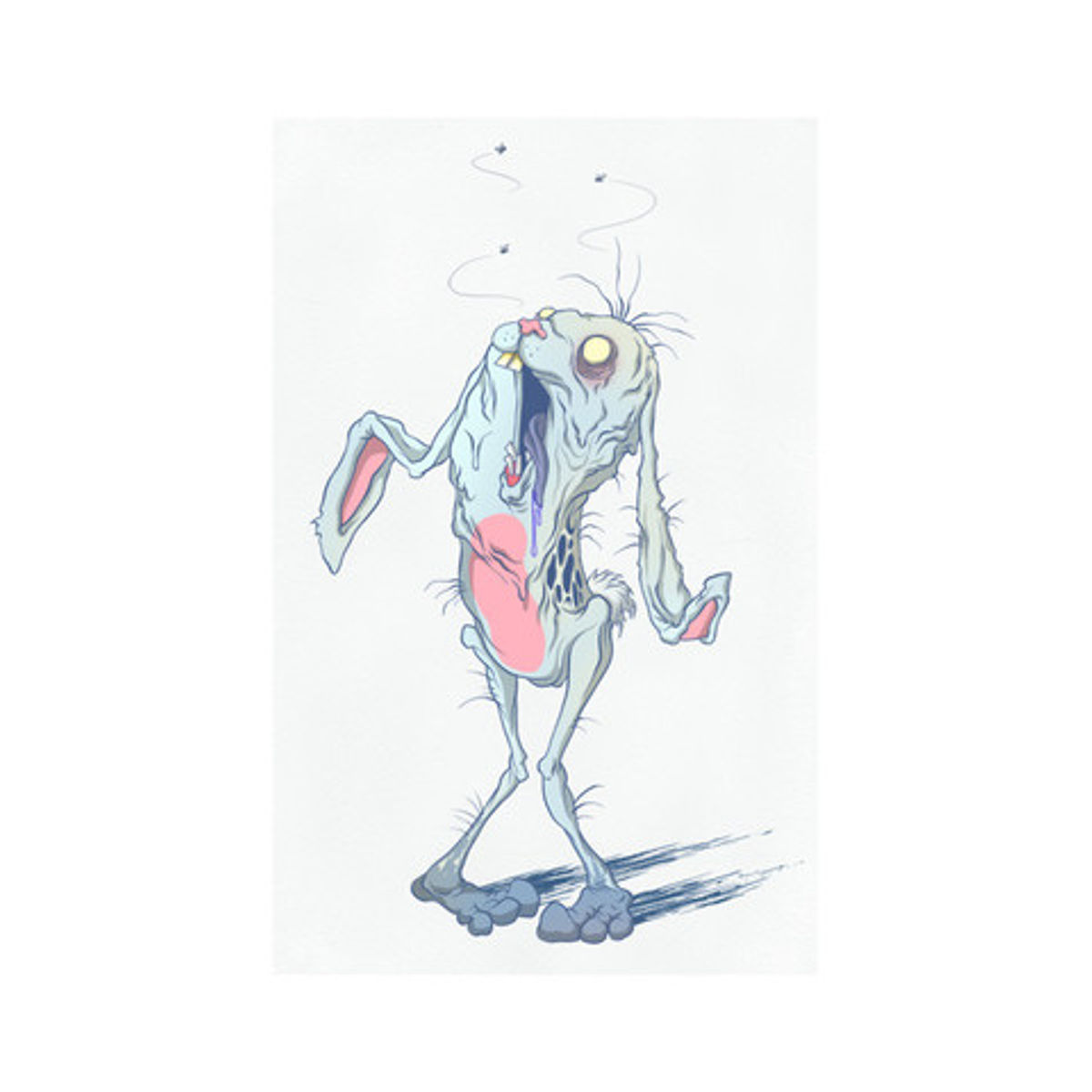 Bunnywith Severe Hunger for Brains (Or Meth)