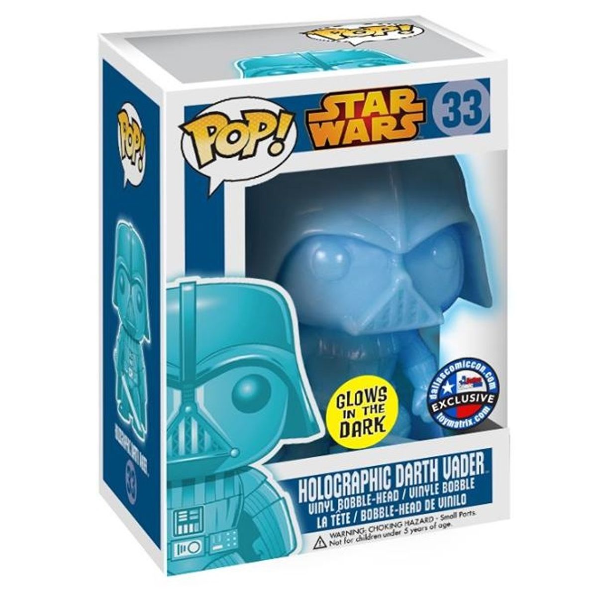 Darth Vader - Glow in the Dark Holographic