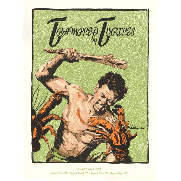 Trampled by Turtles – Summer Tour 2013 (Male) by Fugscreens Studios