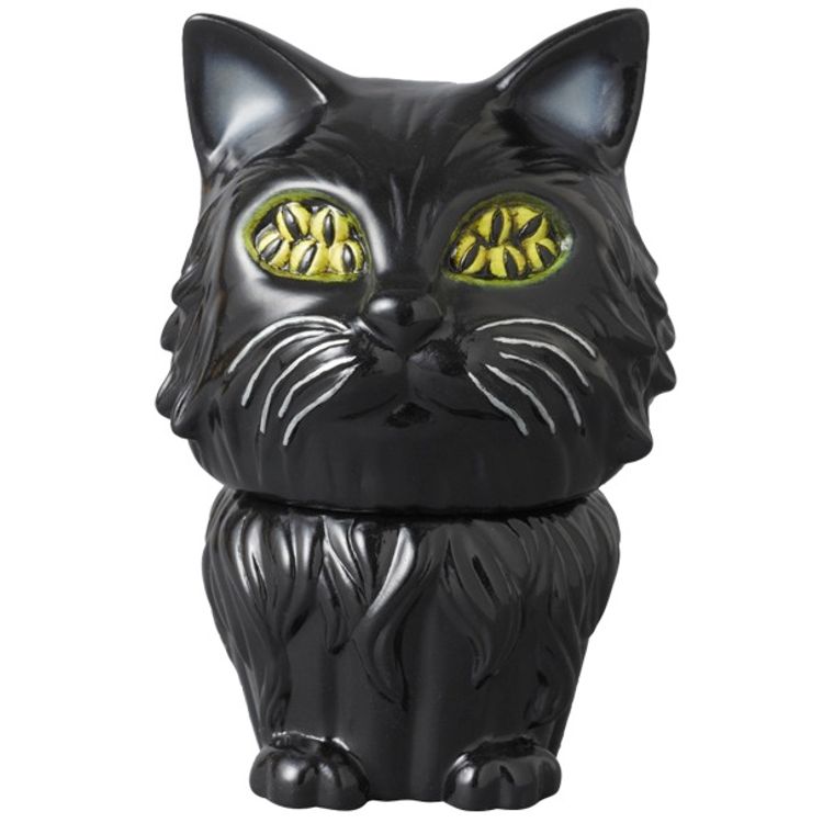 Many Eyes Cat - Black by Aya Takeuchi