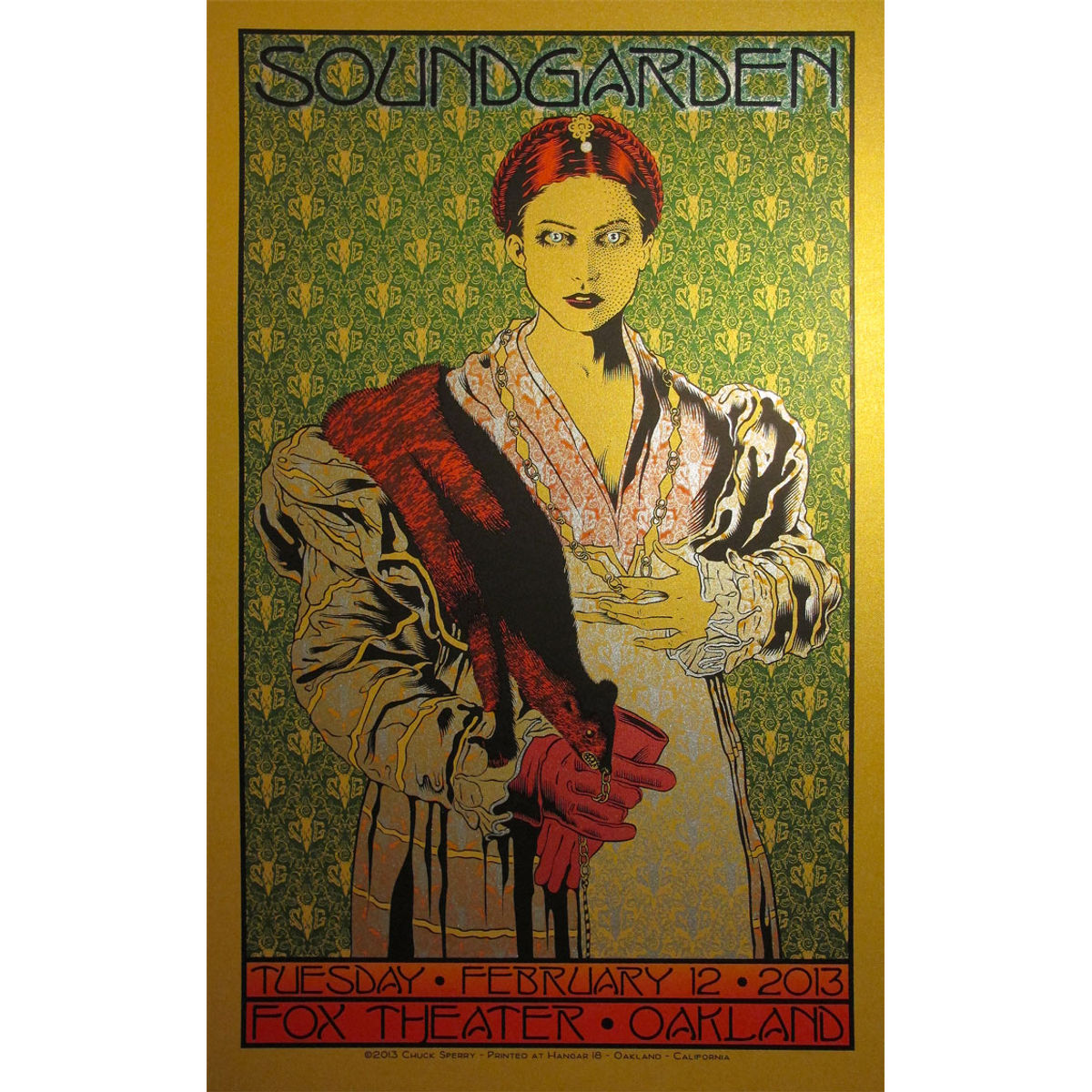 Soundgarden at The Fox Theater, Oakland Gold Edition