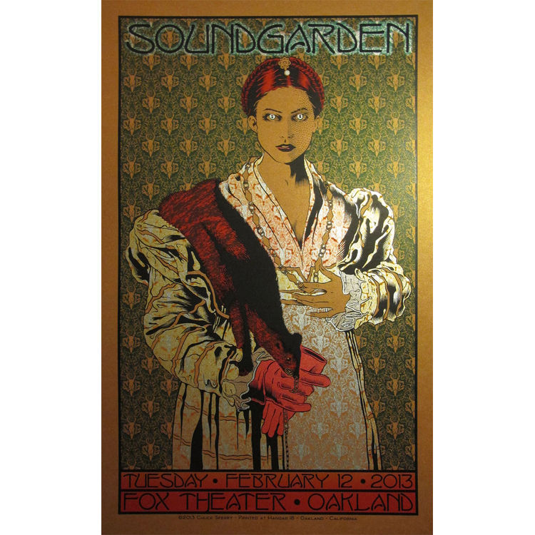 Soundgarden at The Fox Theater, Oakland Bronze Edition by Chuck Sperry